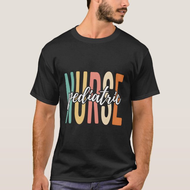 T-shirt Infirmière Pédiatrique Pour Infirmière Pédiatrique (Devant)