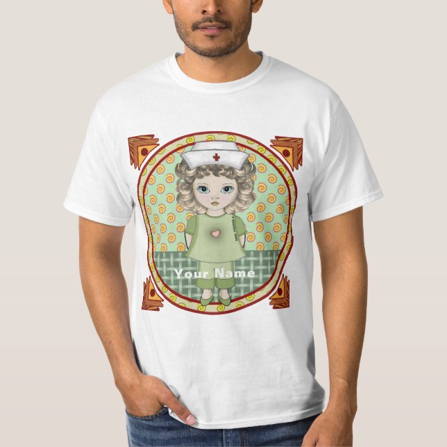 T-shirt infirmière petite fille (Devant)
