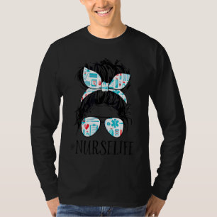 T-shirt Infirmière Pour Femmes Filles Étudiantes Er Cna Rn