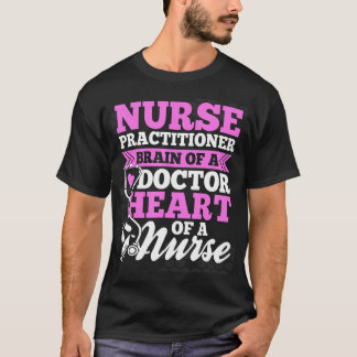 T-shirt Infirmière praticienne Cerveau d'un médecin Soins