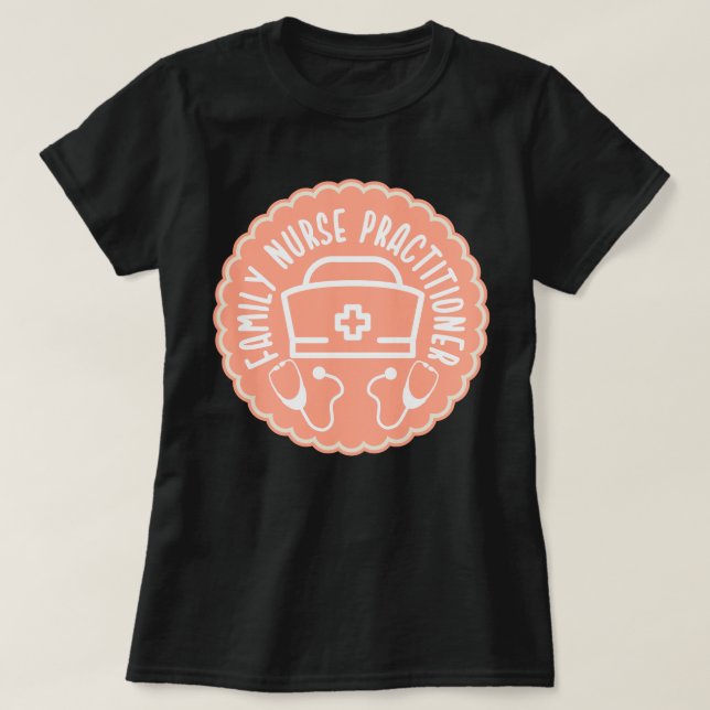 T-shirt Infirmière praticienne de la famille (Design devant)
