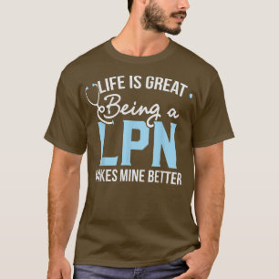 T-shirt Infirmière pratique autorisée LPN Cute