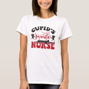 T-shirt Infirmière préférée de Cupid, Infirmière de la Sai