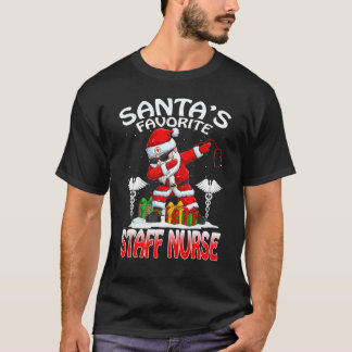 T-shirt Infirmière préférée du Père Noël tenue de Noël ass