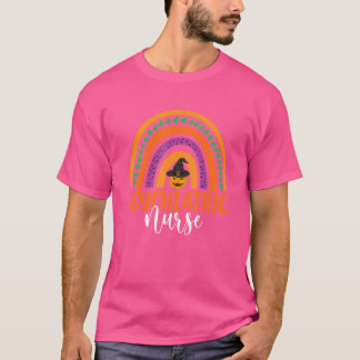 T-shirt Infirmière psychiatrique Infirmière Citrouille arc