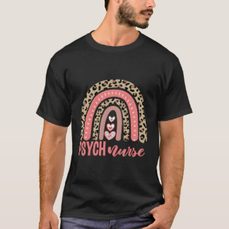 T-shirt Infirmière psychique arc-en-ciel Psychiatrique Tal
