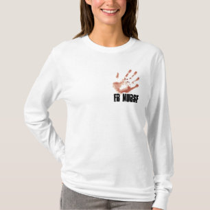 T-shirt infirmière remise sanglante d'ER