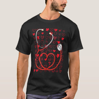 T-shirt Infirmière Saint-Valentin Er Icu Nicu Rn Saint Val