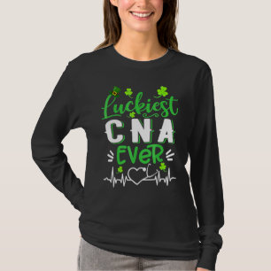 T-shirt Infirmière St Patrick S Day Luckiest Cna Eer Love
