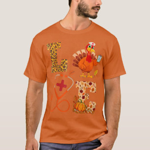 T-shirt Infirmière Thanksgiving Infirmière Cute en santé T