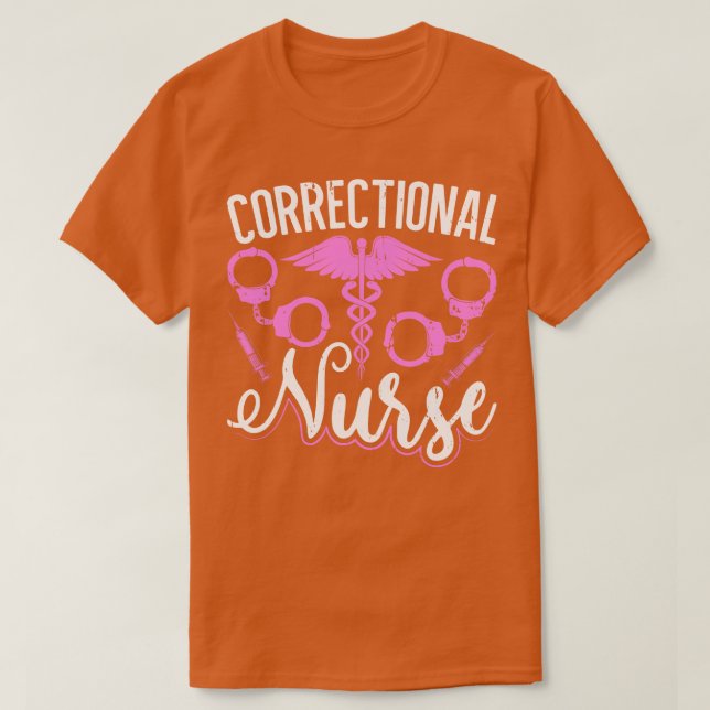 T-shirt Infirmière Vie médico-légale Infirmière correction (Design devant)