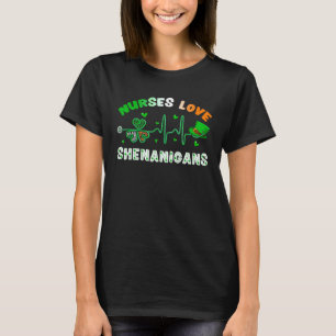 T-shirt Infirmières Aiment Les Frivolités Saint-Patrick I