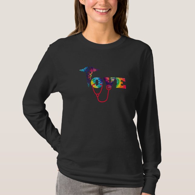 T-shirt Infirmières amoureuses Personnel d'urgence soigné  (Devant)