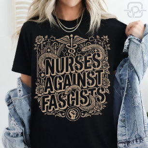 T-shirt Infirmières contre l'art gothique de protestation 