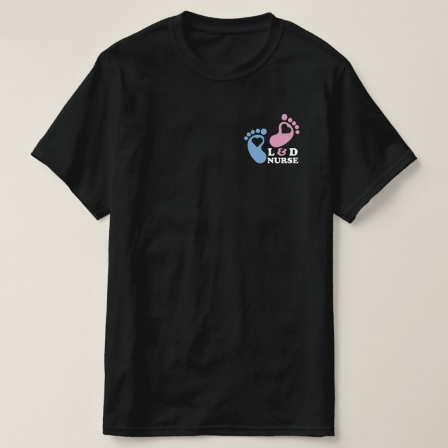 T-shirt Infirmières de la main-d'oeuvre et de la prestatio (Design devant)