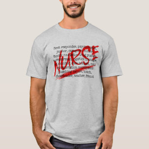 T-shirt Infirmières et leurs nombreux emplois - Que fait u