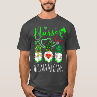 T-shirt Infirmières Love Shenanigans Funny Gnomes Infirmiè