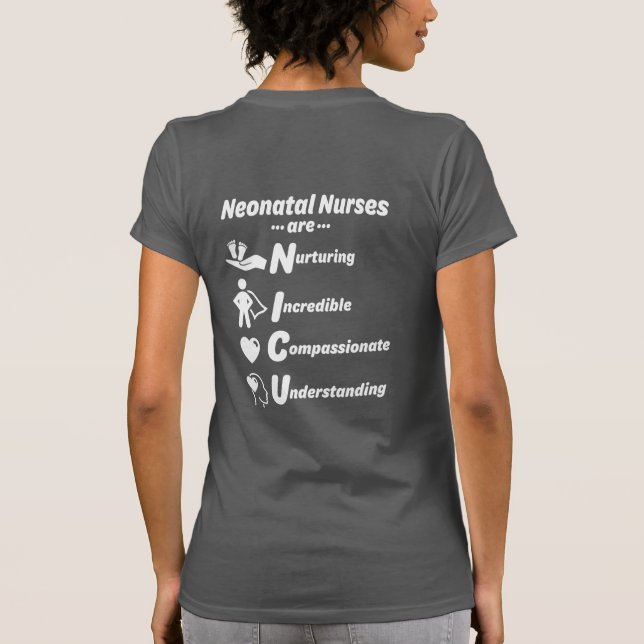T-shirt INFIRMIÈRES NICU RETRAITÉES sont -t-shirt (Dos)