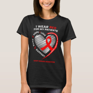 T-shirt Infirmières Rn Je Porte Connaissance des maladies 
