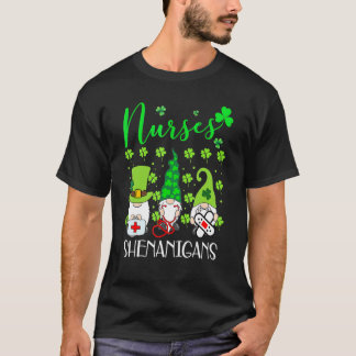 T-shirt Infirmières Shenanigans Drôle Gnomes Infirmière St