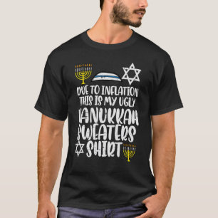 T-shirt Inflation laide Hanoukka Sweater Chanukkah Jew