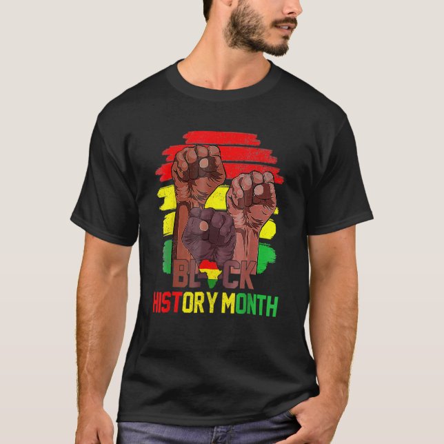 T-shirt Influential Inspirational Black History Leaders Fi (Devant)