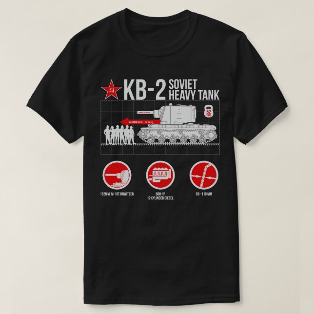 T-shirt Infographie avec KV2 (Design devant)