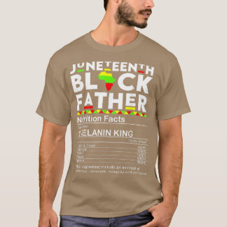 T-shirt Informations nutritionnelles pour la fête des père