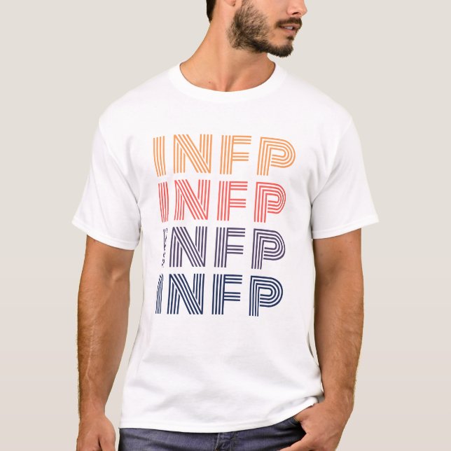 T-shirt INFP MBTI - Personnalité du médiateur - MyersBrigg (Devant)