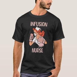T-shirt Infusion Infirmière Boxer Gants Fighter