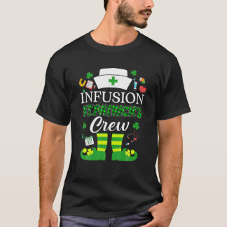 T-shirt Infusion Patrics Infirmière Équipage St Patrick Da