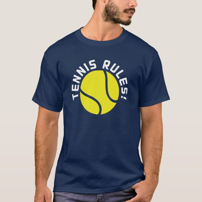 T-shirt Infusion sportive "Règles de tennis" (Devant)