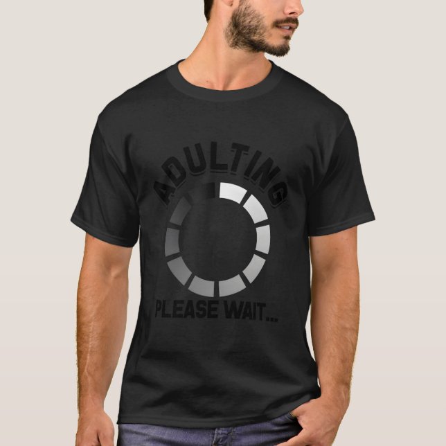 T-shirt Ing S'Il Vous Plaît Attendre Pretting Et Nager (Devant)