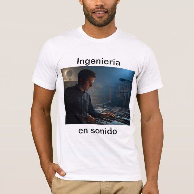 T-shirt Ingenieria en sonido (Devant)