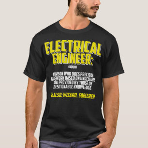 T-shirt Ingénierie de définition du génie électrique