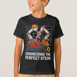T-shirt Ingénierie du steak parfait Bbq drôle d'ingénieur