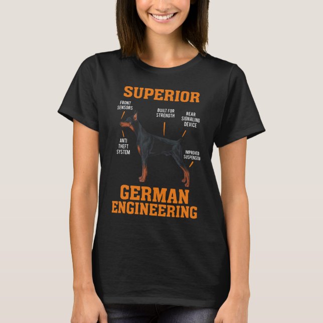 T-shirt Ingénierie supérieure allemande (Devant)