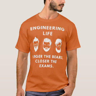 T-shirt Ingénierie Vie Plus Longue La Barbe