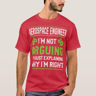 T-shirt Ingénieur aérospatial
