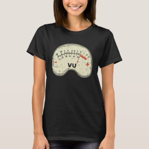 T-shirt Ingénieur audio Vu Meter pour son technicien audio