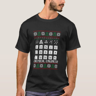 T-shirt Ingénieur Chimique Drôle Chauffeur de Noël moche T
