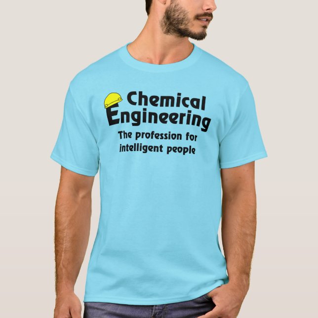 T-shirt ingénieur chimique intelligent (Devant)