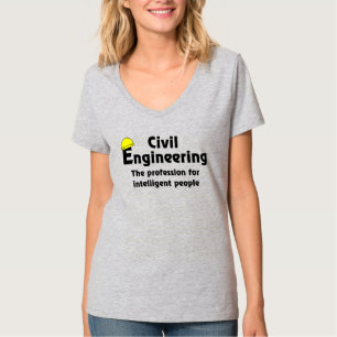 T-shirt ingénieur civil intelligent