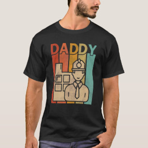 T-shirt Ingénieur civil Style rétro Vintage papa Graphic F