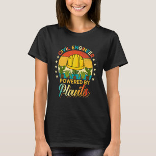 T-shirt Ingénieur civil usines rétro Ingénieur civil moteu