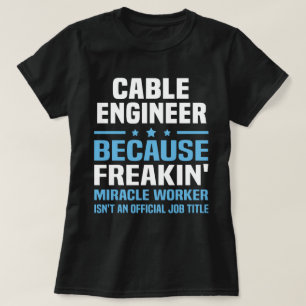 T-shirt Ingénieur de câble