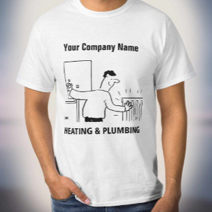 T-shirt Ingénieur de chauffage et services de plomberie