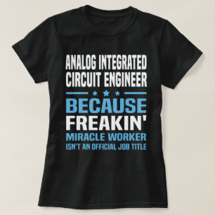 T-shirt Ingénieur de circuit intégré analogique