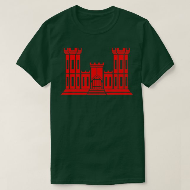 T-shirt Ingénieur de combat américain (Design devant)
