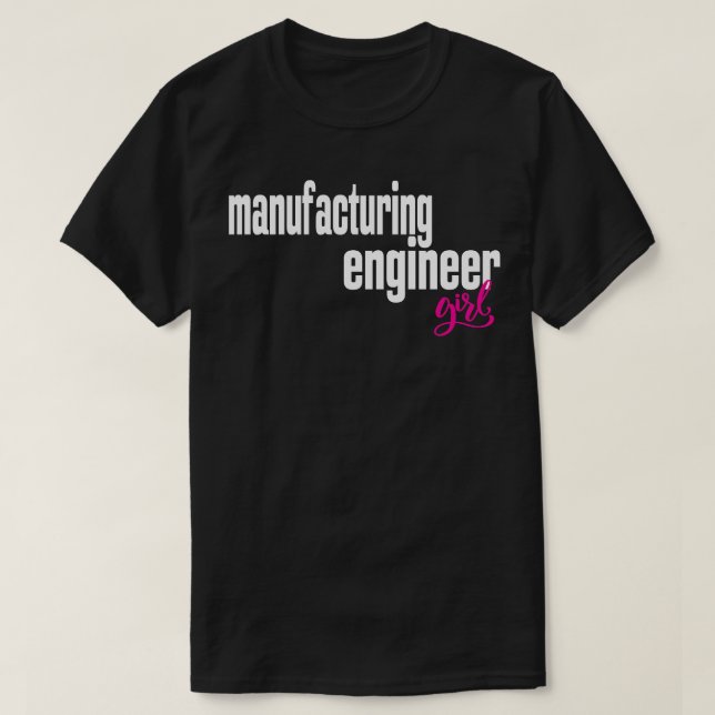 T-shirt Ingénieur de fabrication Ingénieur de fabrication (Design devant)